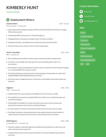 Resume example 12